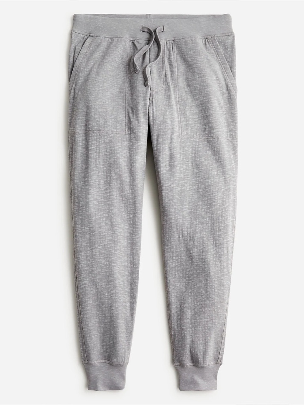 J. Crew Men's Heather Gray Knit Joggers